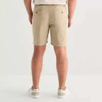 mutual weave Mens 11" High Rise Big and Tall Pull-On Short