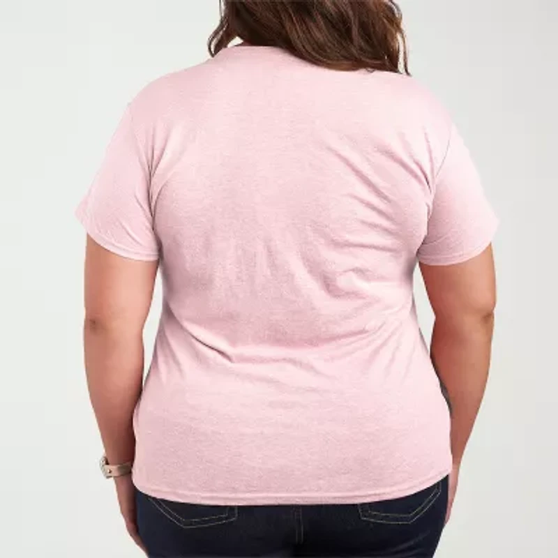 1970 Bronco Ad Womens Plus Crew Neck Short Sleeve T-Shirt