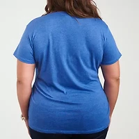 Be Your Own Hero Marvel Womens Plus Crew Neck Short Sleeve T-Shirt