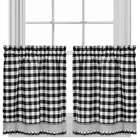 Buffalo Check 2-pc. Rod Pocket Window Tier