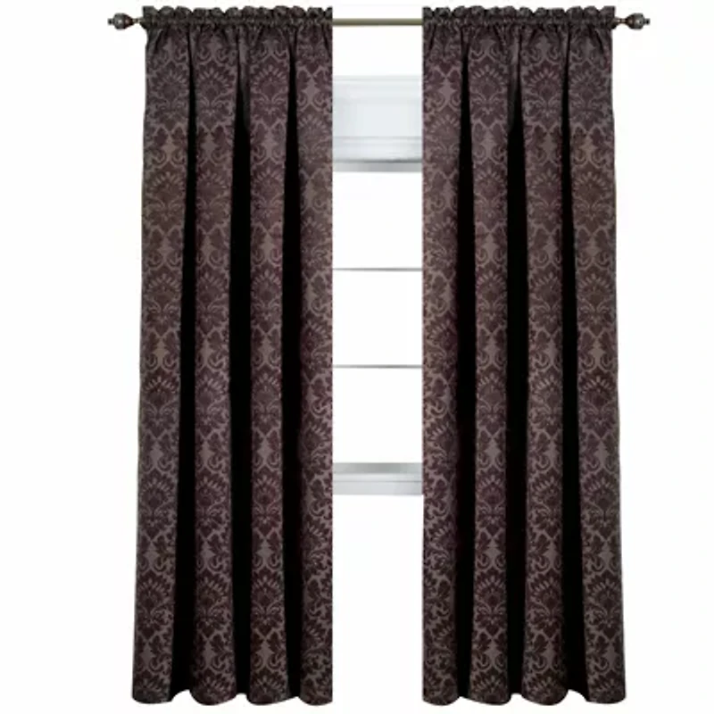 Sutton Rod Pocket Blackout Single Curtain Panel