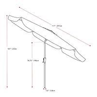Round Patio Tilt Umbrella