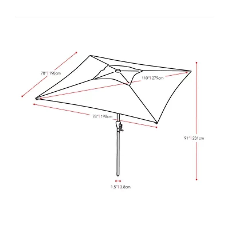 Square Patio Umbrella