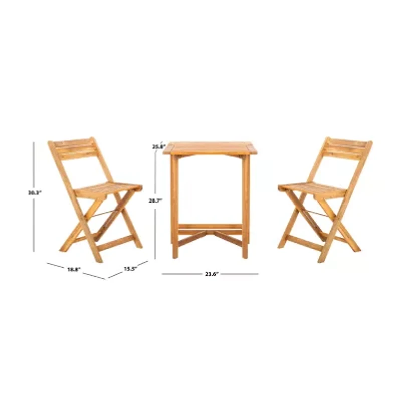 Gallo Patio Collection 3-pc. Bistro Set Folding