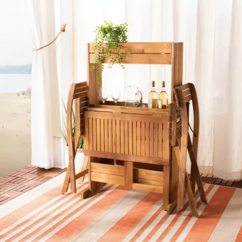 Safavieh Barley Patio Collection 3-pc. Bistro Set Folding