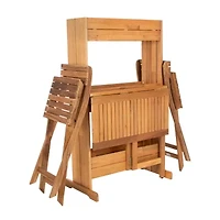 Barley Patio Collection 3-pc. Bistro Set Folding