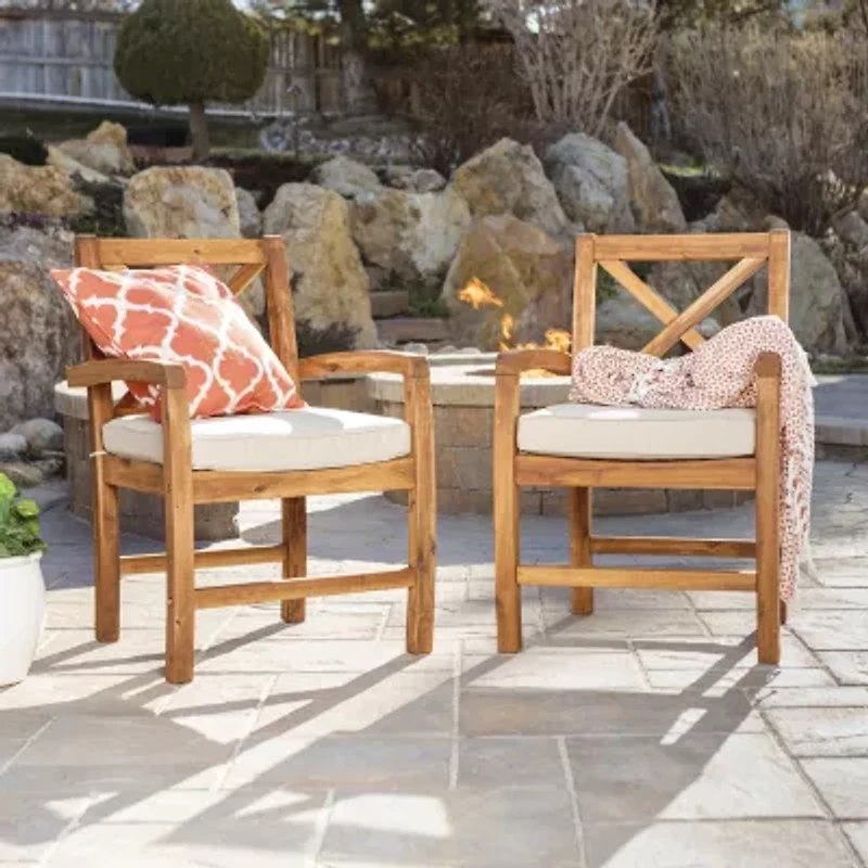 Catania Collection Patio Dining Chair-Set of 2