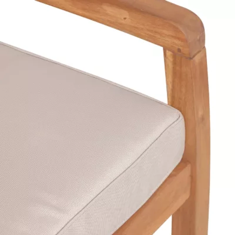 Walker Edison Catania Collection 7-pc. Weather Resistant Rectangular Dining Set