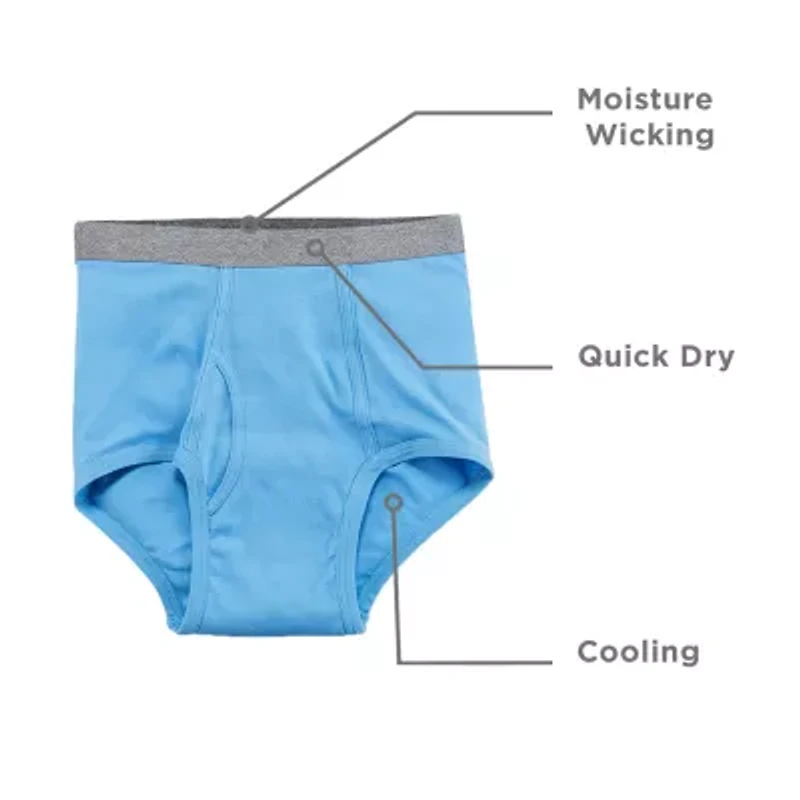Stafford Dry + Cool Full-Cut Mens Big and Tall 6 Pack Briefs 302872