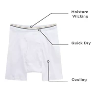 Stafford Dry + Cool Mens Big and Tall 4 Pack Boxer Briefs 302869