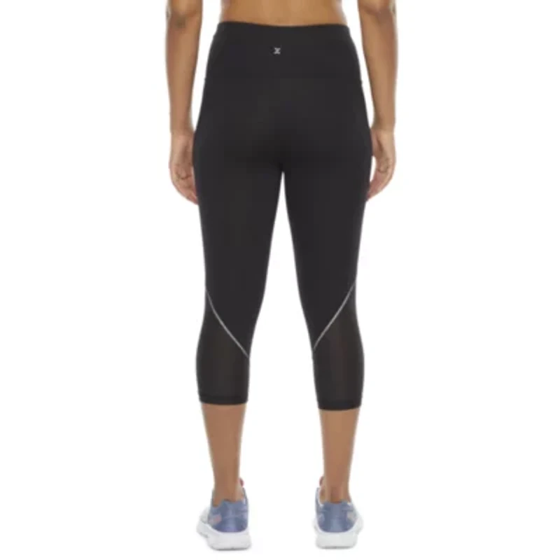 Xersion Run Womens Quick Dry Ankle High Rise Workout Capris
