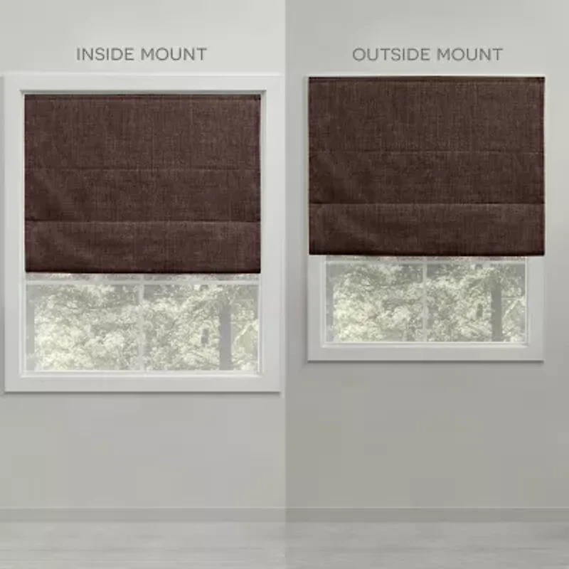 Exclusive Home Curtains Acadia Cordless Blackout Roman Shade