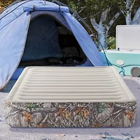Real Tree Edge 13" Sport Air Outdoor Inflatable Air Mattress with Express Pump