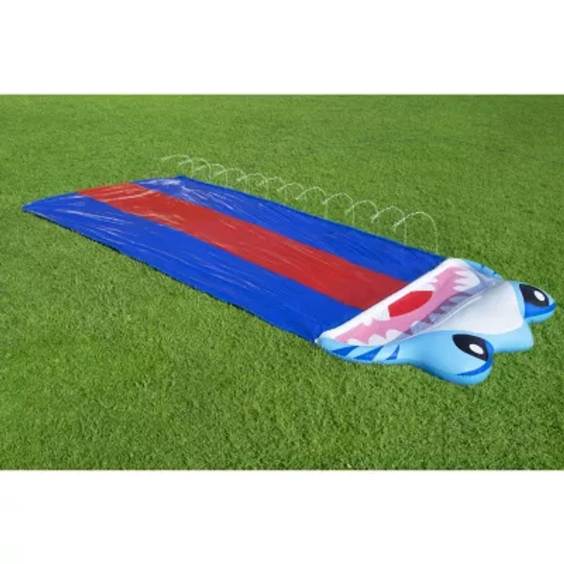 Bestway H2ogo! 16’ Splashy Shark Water Slide Pool Float