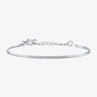 Diamond Addiction Womens 2-pc. Diamond Accent White Diamond Sterling Silver or Gold Over Silver Bracelet Set
