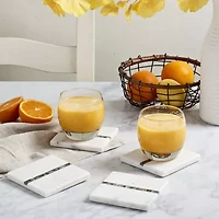 Gallery Luxury+Glam 4-pc. Coasters