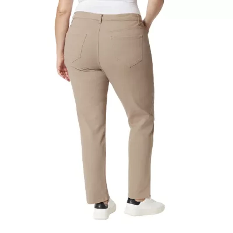 Gloria Vanderbilt Amanda Womens Plus Classic Twill