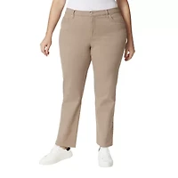 Gloria Vanderbilt Amanda Womens Plus Classic Twill