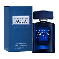 Perry Ellis Aqua Extreme Eau De Toilette, 3.4 Oz
