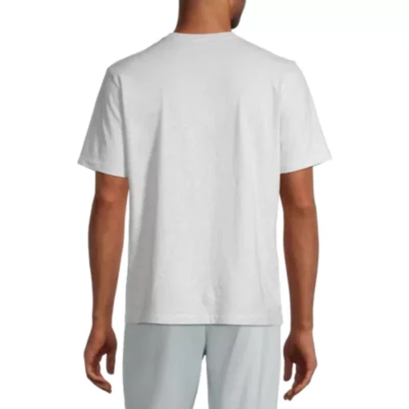 Stafford Super Soft Mens Crew Neck Short Sleeve Pajama Top