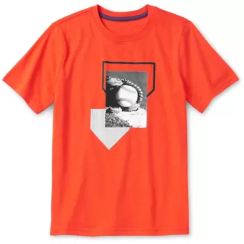 Xersion Little & Big Kid Boys Crew Neck Short Sleeve Regular Fit Graphic T-Shirt