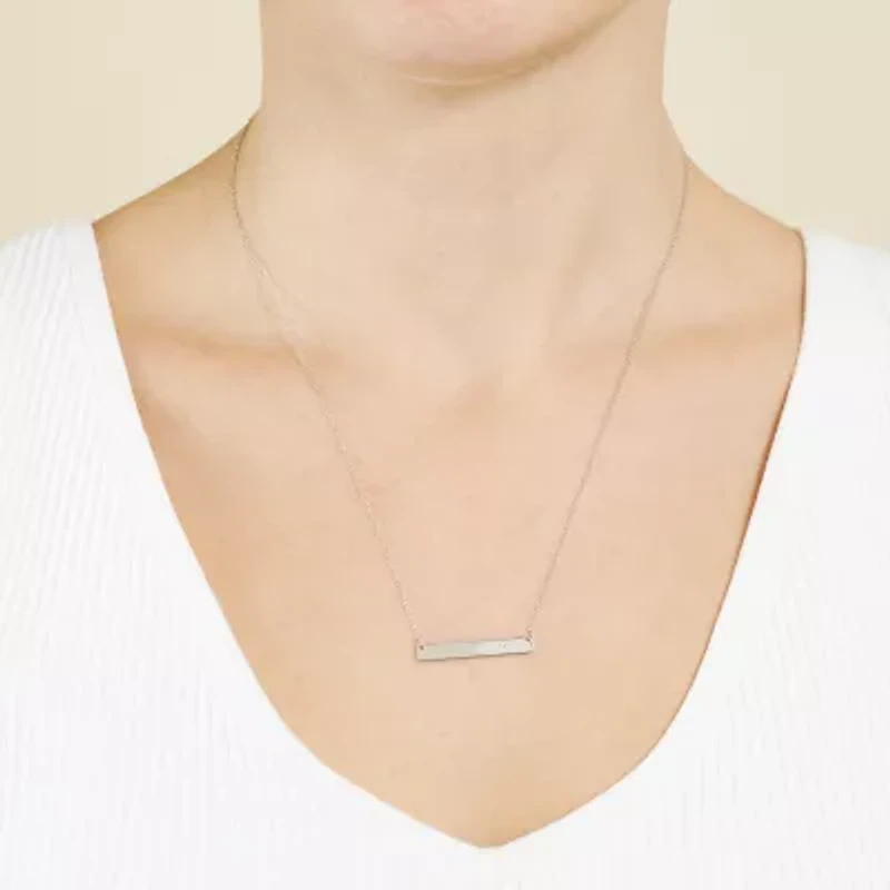 Silver Treasures Sisters Sterling Silver 16 Inch Cable Pendant Necklace