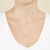 Silver Treasures Sisters Sterling Silver 16 Inch Cable Pendant Necklace