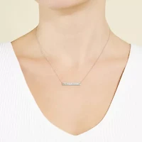 Silver Treasures Friends Forever Sterling Silver 16 Inch Cable Pendant Necklace