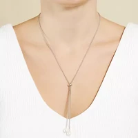 Silver Reflections Bolo Womens Pure Silver Over Brass 24 Inch Y Necklace