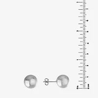 Silver Reflections Pure Silver Over Brass 11.5mm Stud Earrings