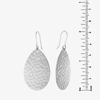 Silver Reflections Pure Silver Over Brass Pear Drop Earrings