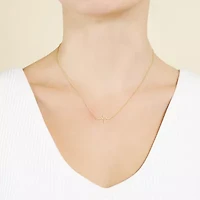 Silver Treasures Womens 14K Gold Over Silver 16 Inch Pendant Necklace