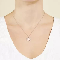 Silver Treasures Womens Sterling Silver 16 Inch Pendant Necklace