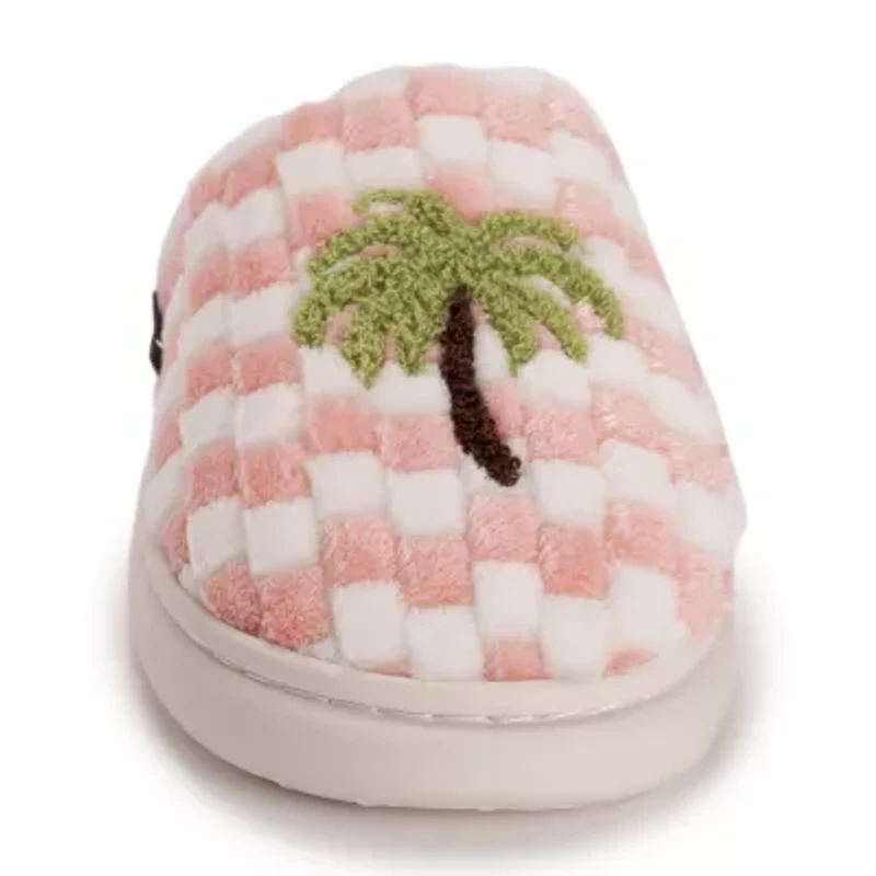 Muk Luks Joss Slide Womens Memory Foam Slip-On Slippers
