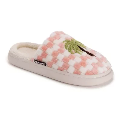 Muk Luks Joss Slide Womens Memory Foam Slip-On Slippers