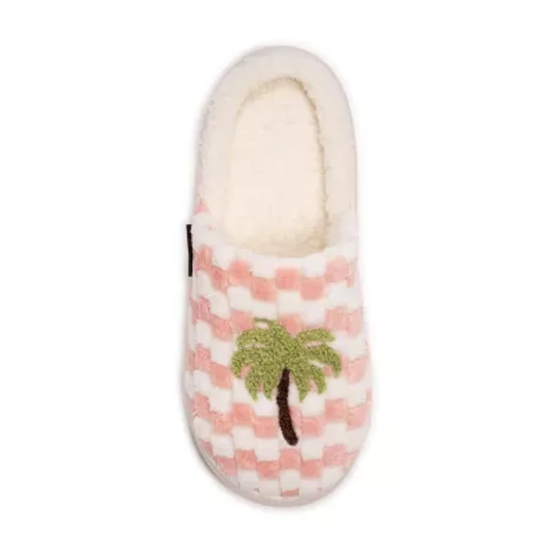 Muk Luks Joss Slide Womens Memory Foam Slip-On Slippers