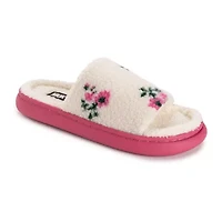 Muk Luks Marsai Slide Womens Memory Foam Slip-On Slippers