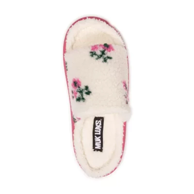 Muk Luks Marsai Slide Womens Memory Foam Slip-On Slippers