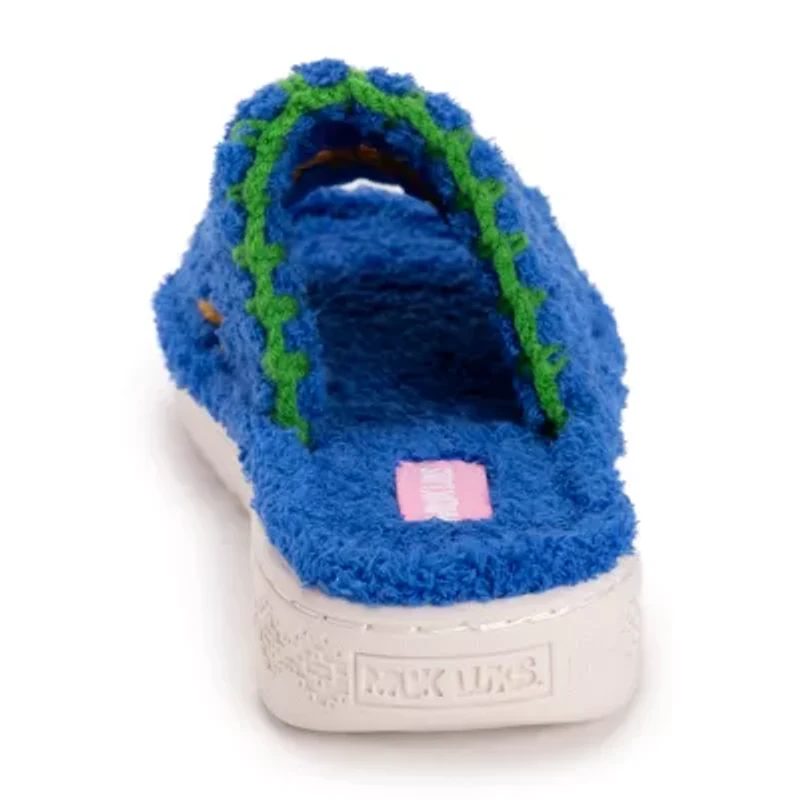 Muk Luks Double Strap Womens Memory Foam Slip-On Slippers