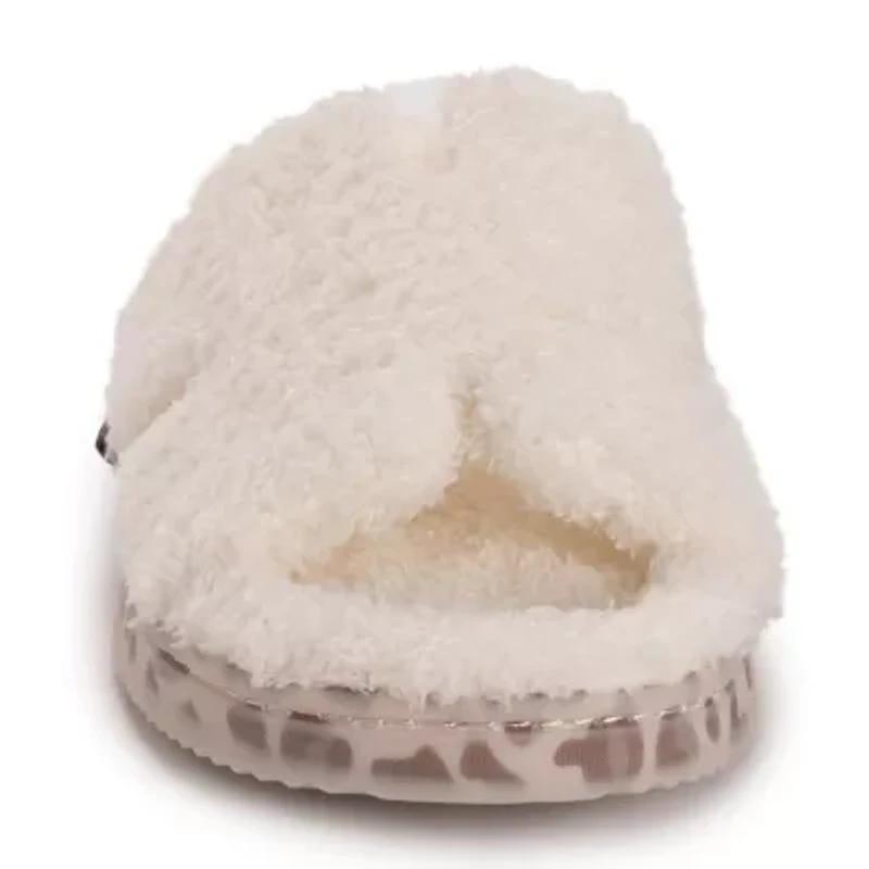 Muk Luks Women'S Cecelia Slide Slipper Womens Memory Foam Slip-On Slippers