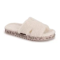 Muk Luks Women'S Cecelia Slide Slipper Womens Memory Foam Slip-On Slippers