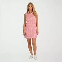 Stella Parker Womens Medallion Knit Dress Swimsuit Cover-Up