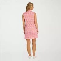 Stella Parker Womens Medallion Knit Dress Swimsuit Cover-Up