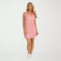 Stella Parker Womens Medallion Knit Dress Swimsuit Cover-Up