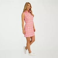 Stella Parker Womens Medallion Knit Dress Swimsuit Cover-Up
