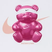Nike Little Girls Crew Neck Short Sleeve Regular Fit Graphic T-Shirt
