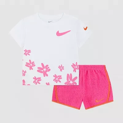 Nike Little Girls 2-pc. Short Set