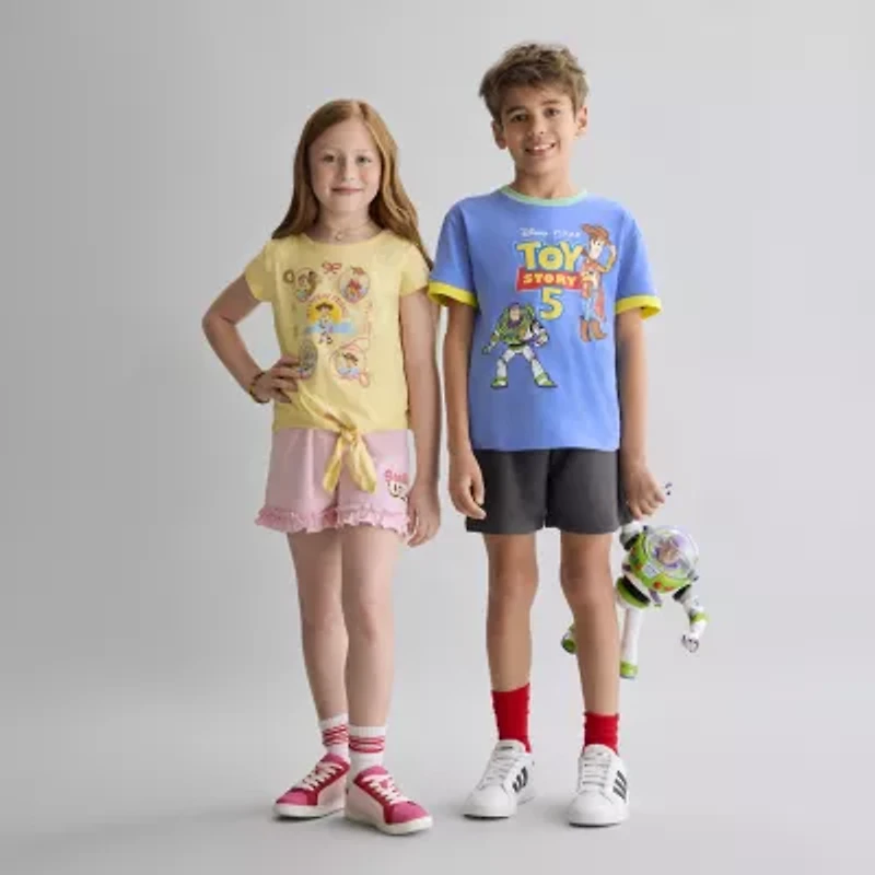 Disney Collection Little & Big Kid Girls Jessie Toy Story 2-pc. Short Set