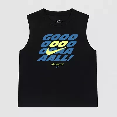 Nike Little Boys Crew Neck Sleeveless Active Tank Top