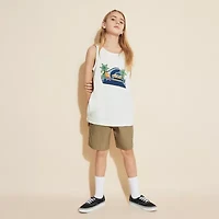 Quiksilver Big Kid Boys Crew Neck Sleeveless Tank Top
